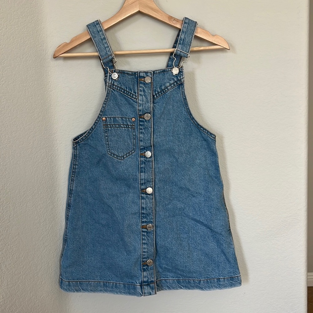 Zara denim skirt overalls. Size 10